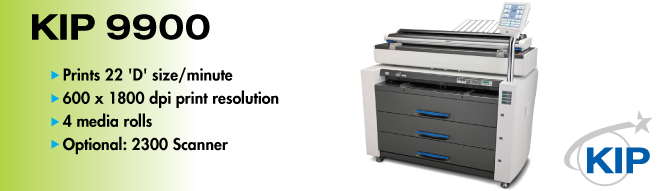 KIP 9900 Printer and 2300 Scanner